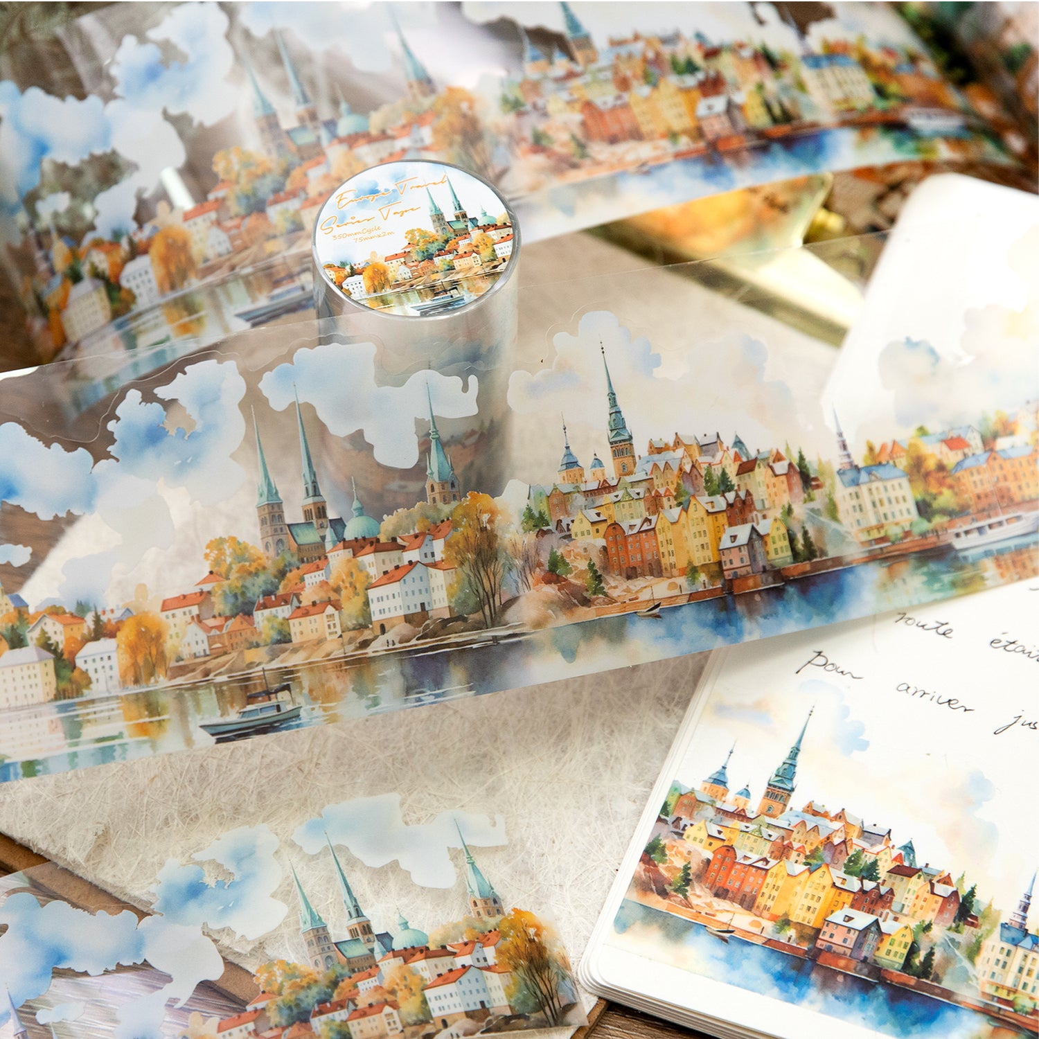 Travel around Europe PET Tape