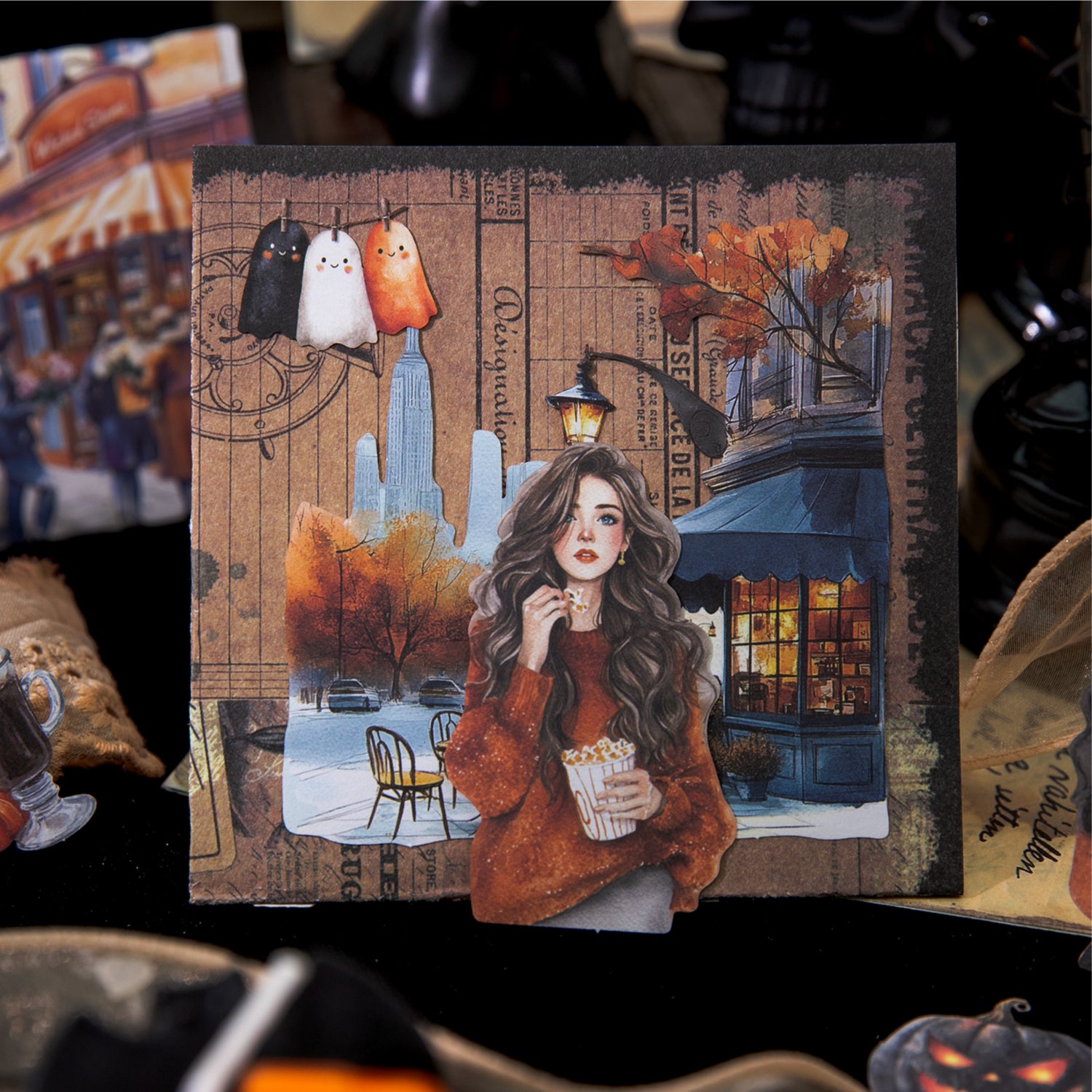 Halloween Surprise Paper Sticker