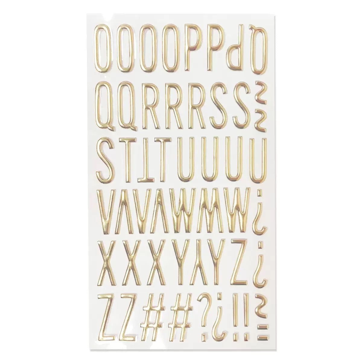 Metal Texture 3D Text Stickers