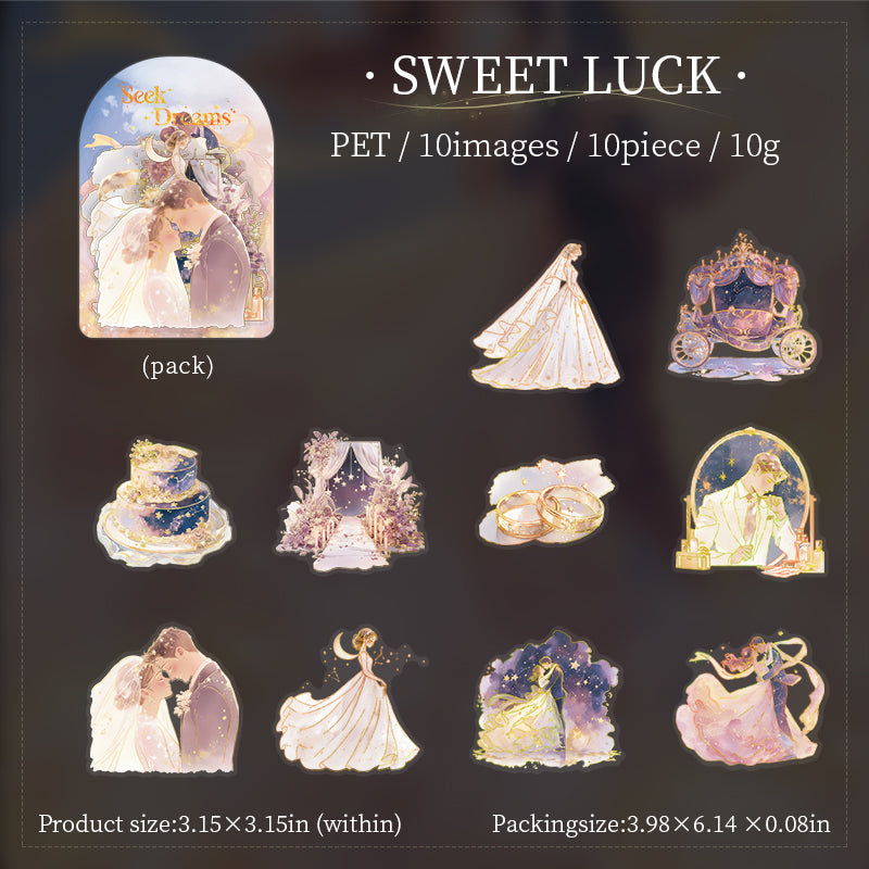 Glimmer of a Dream Starry Sky Theme PET Sticker