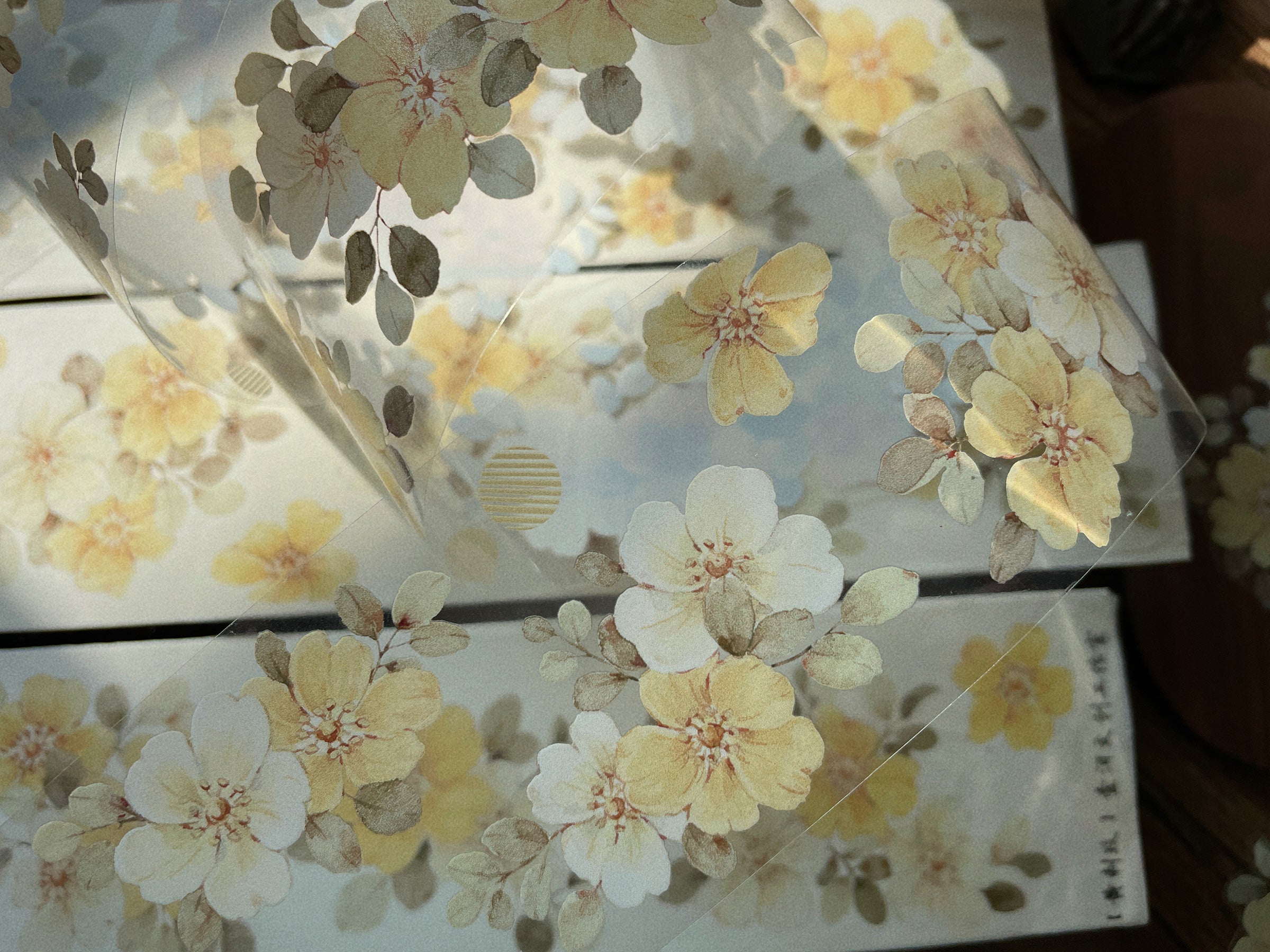 Small Yellow Flower Tape (5.5cm*120cm)