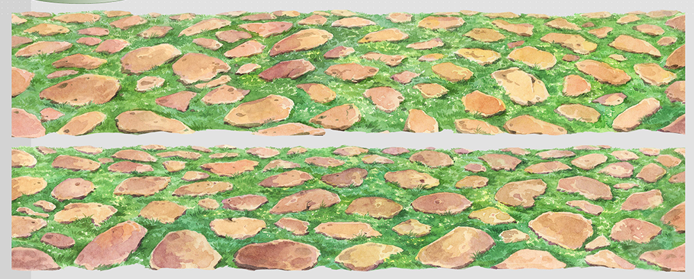 Base Ground Pattern Landscape Tape
