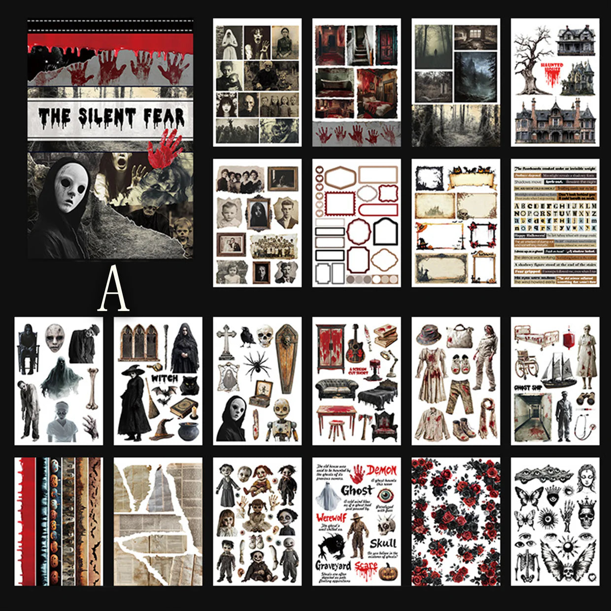 Vintage Sticker Book Vol.21 - The Silent Fear