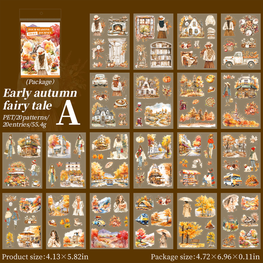 Four Seasons Travel Pre-cut Sticker Book