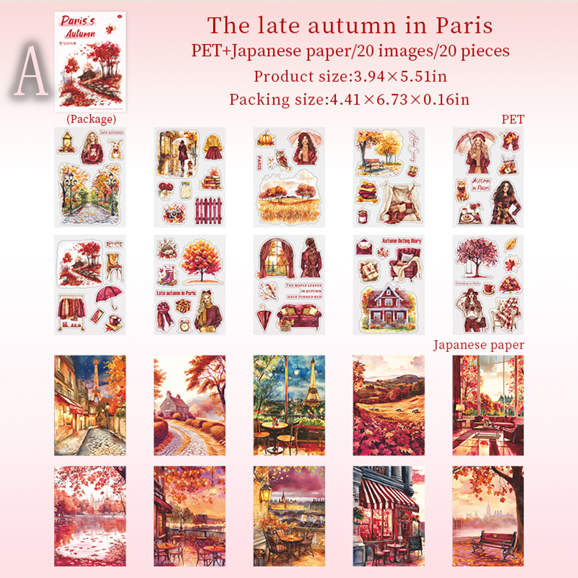 Paris's Autumn Sticker Book