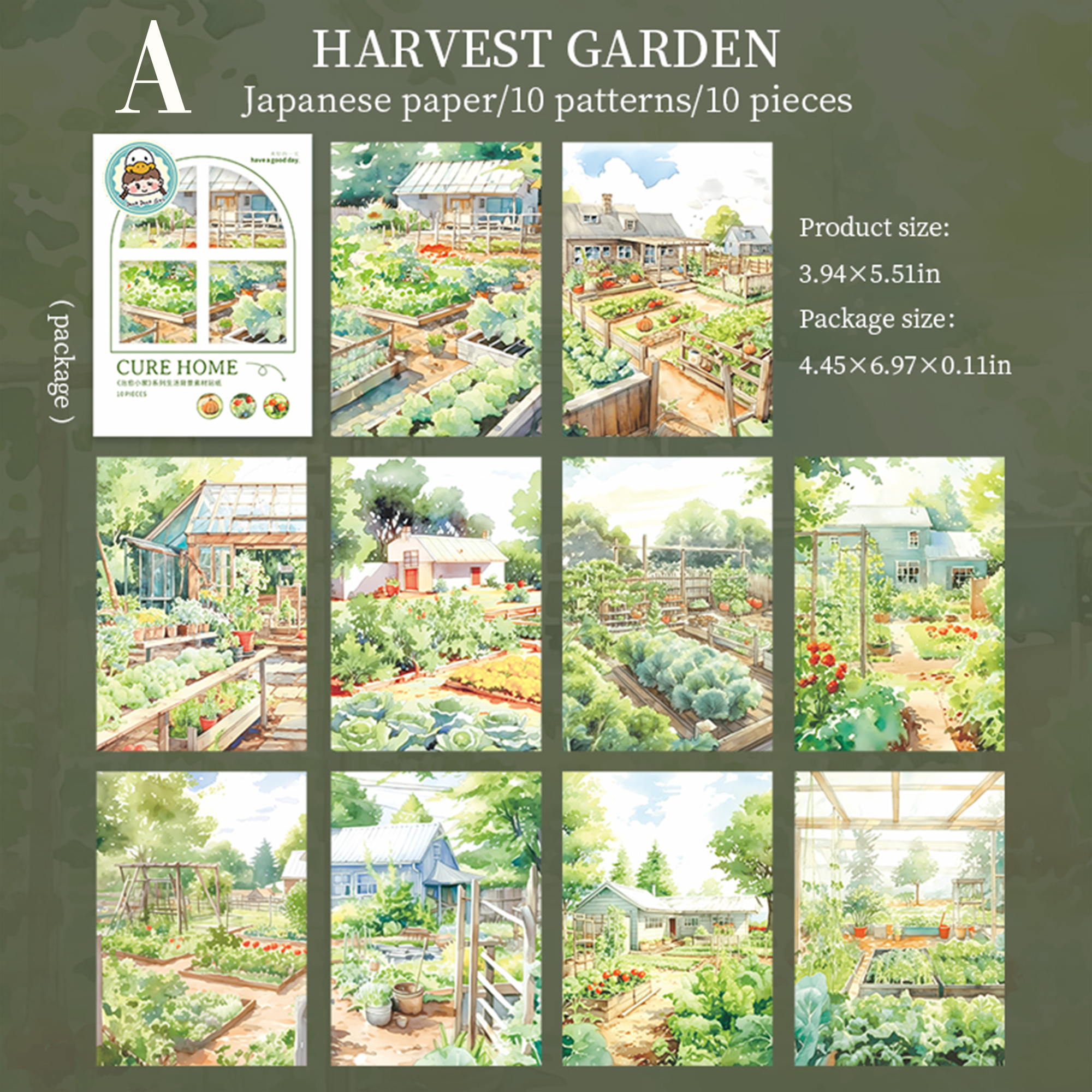 Healing Little Home Washi Sticker