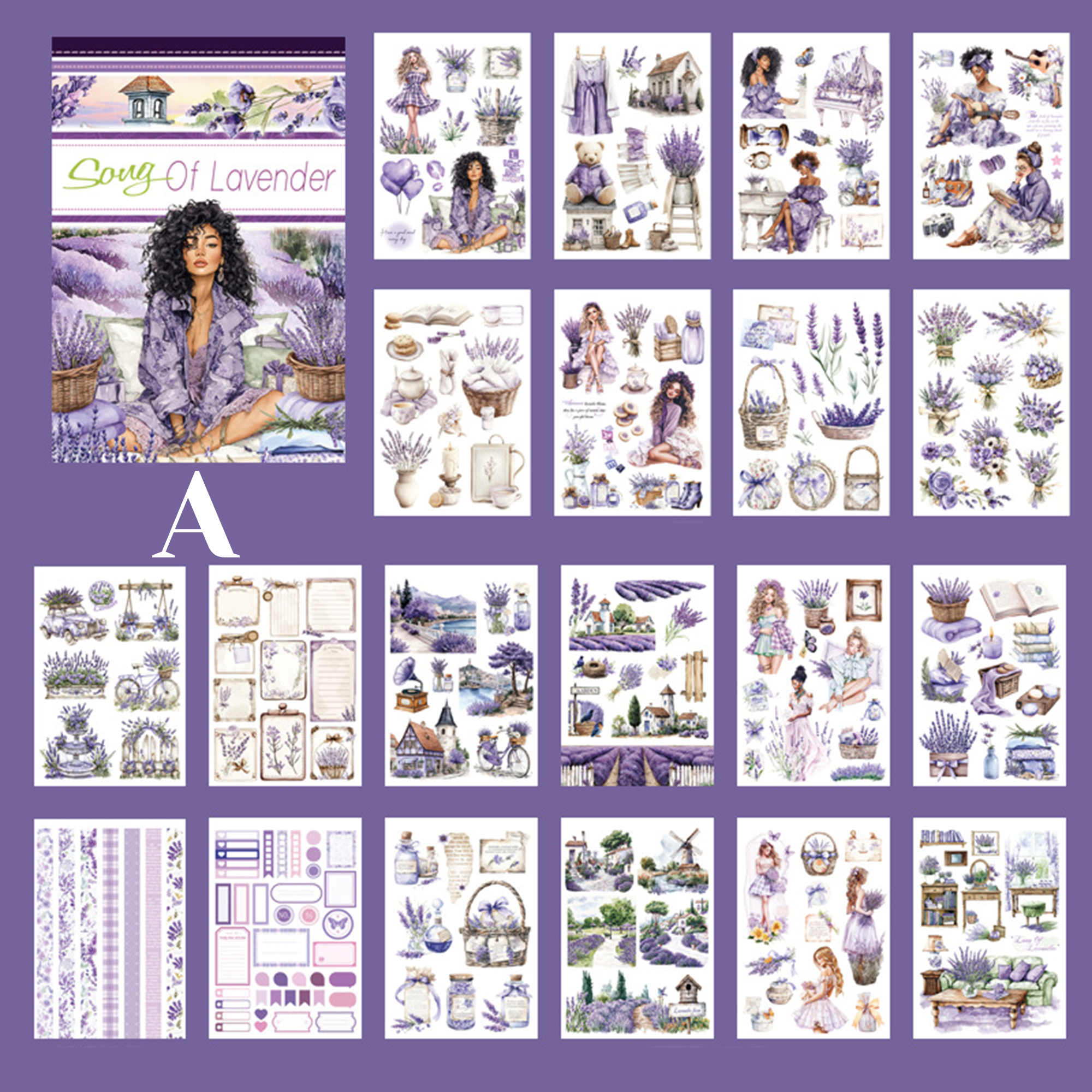 Vintage Sticker Book Vol.20