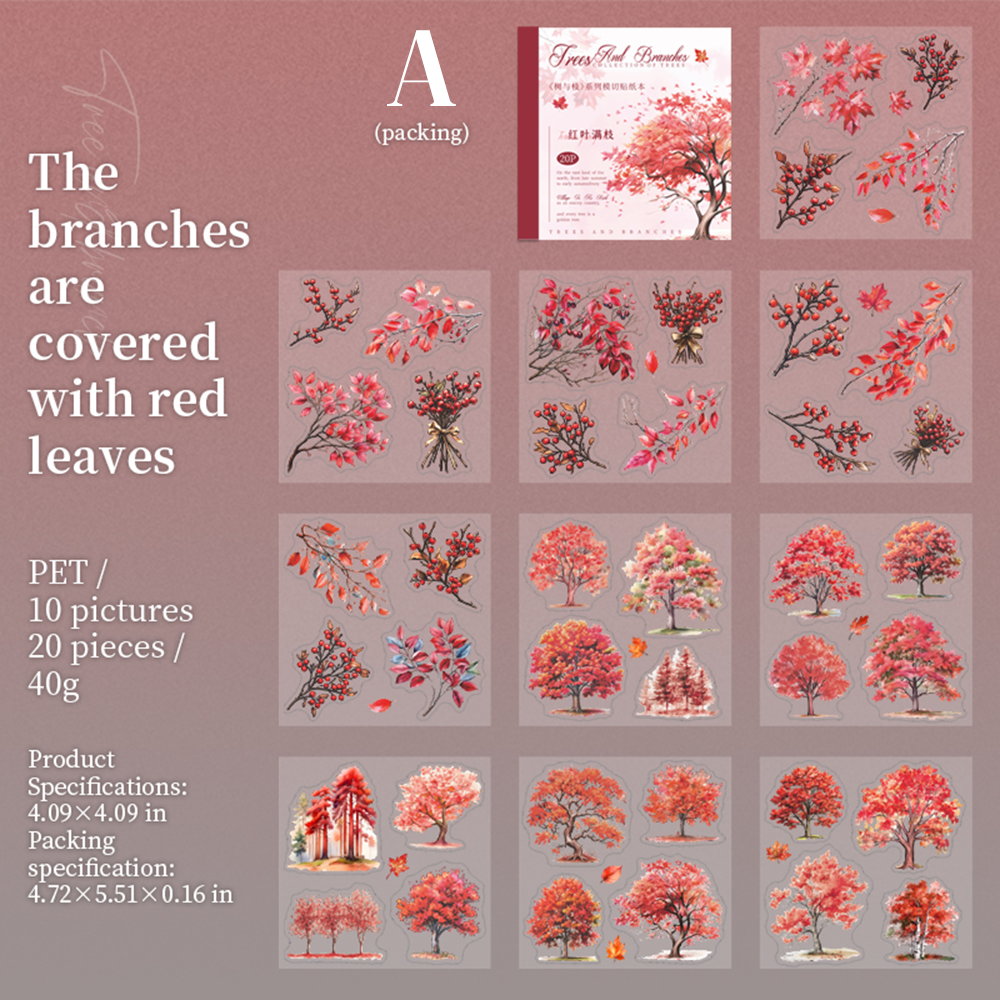 Tree and Branch Sticker Books