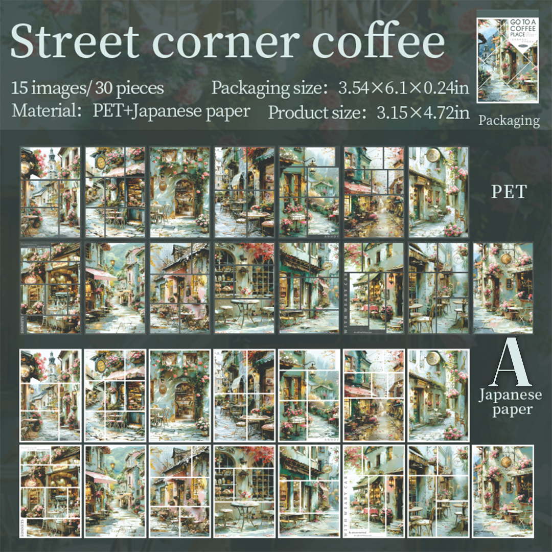 Go To a Coffee Place Sticker Book