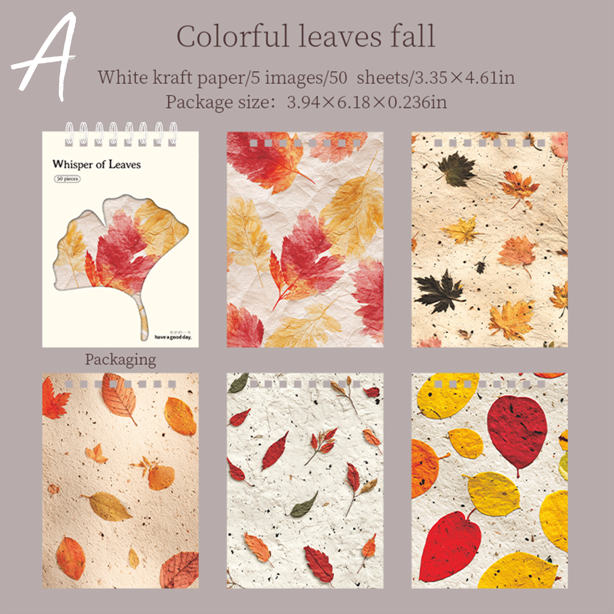 Whispers of Leaves Wirebound Book