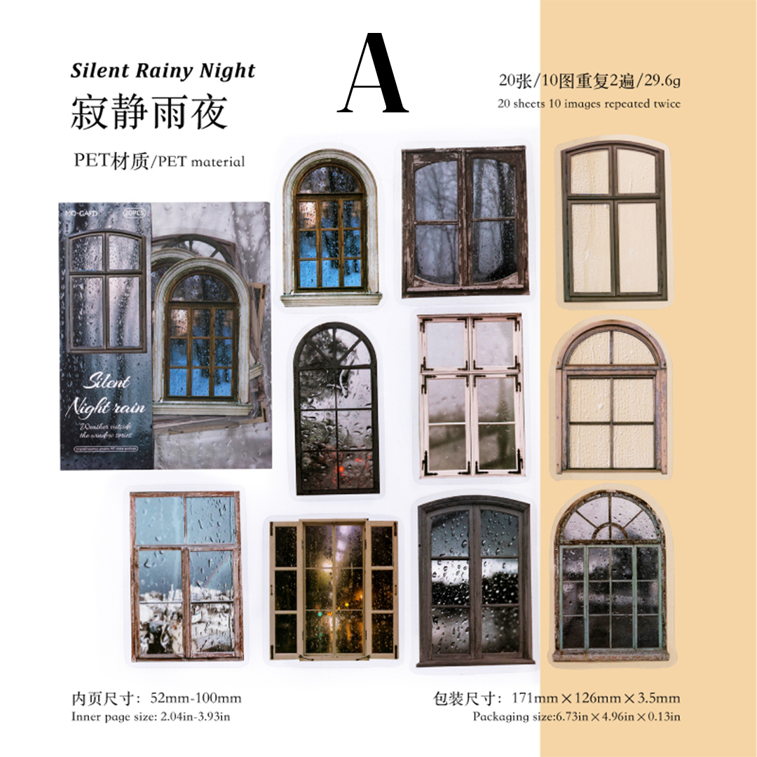 Window Weather Series PET Sticker