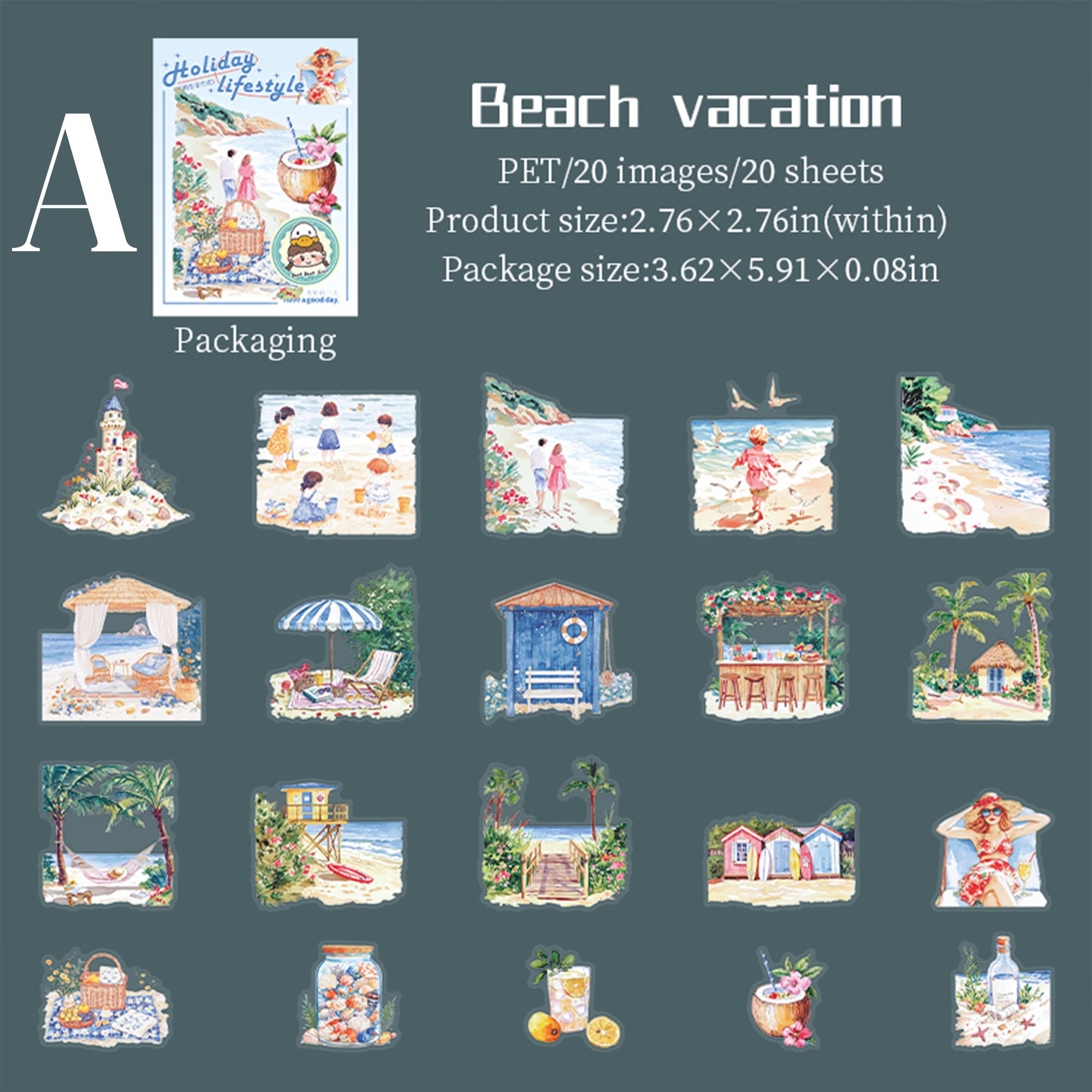 Holiday Lifestyle PET Sticker