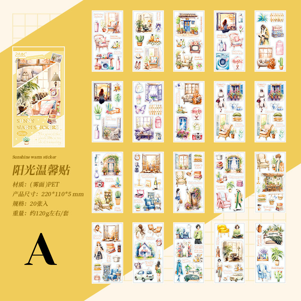 Hazy Memories Pre-cut Sticker Book