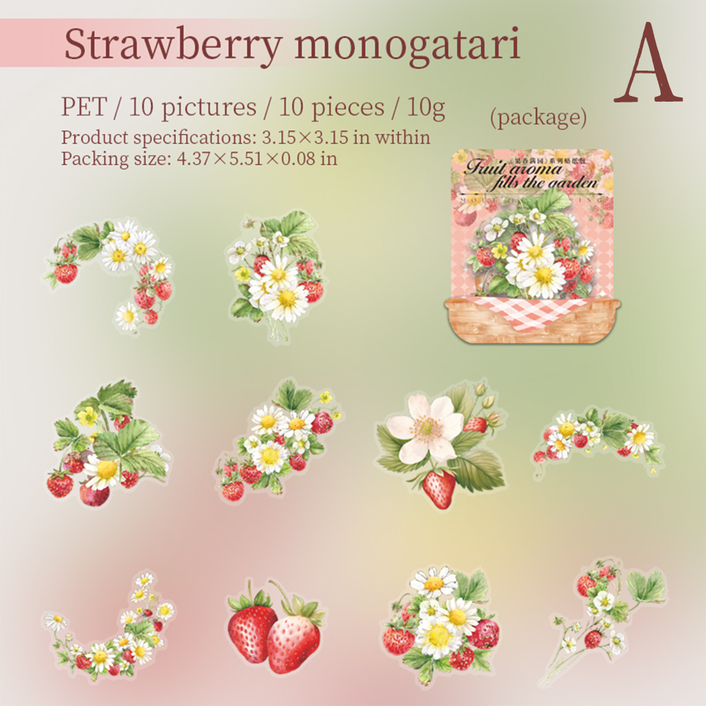 Fruity Garden Fruit Stickers