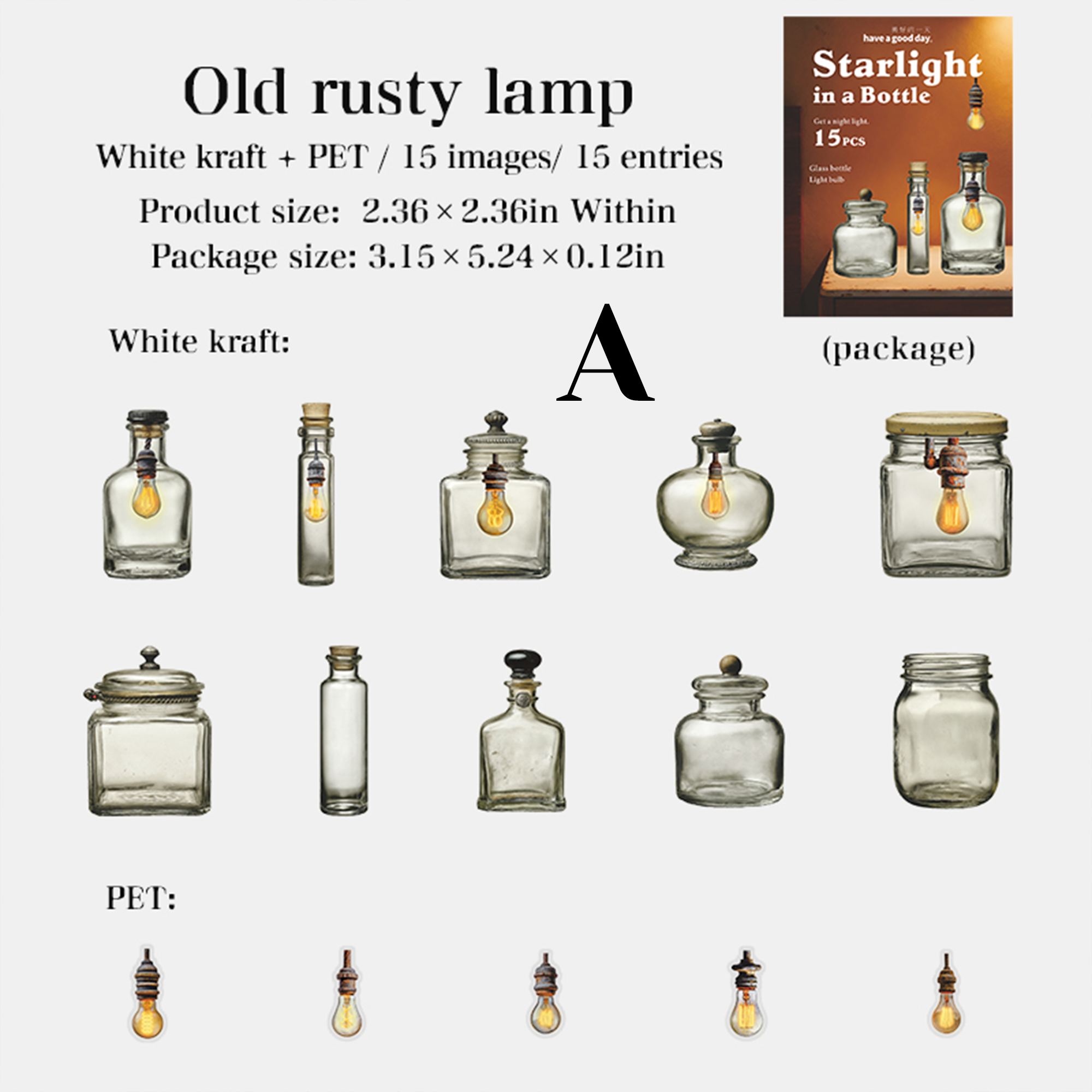 Starlight in a Bottle Sticker