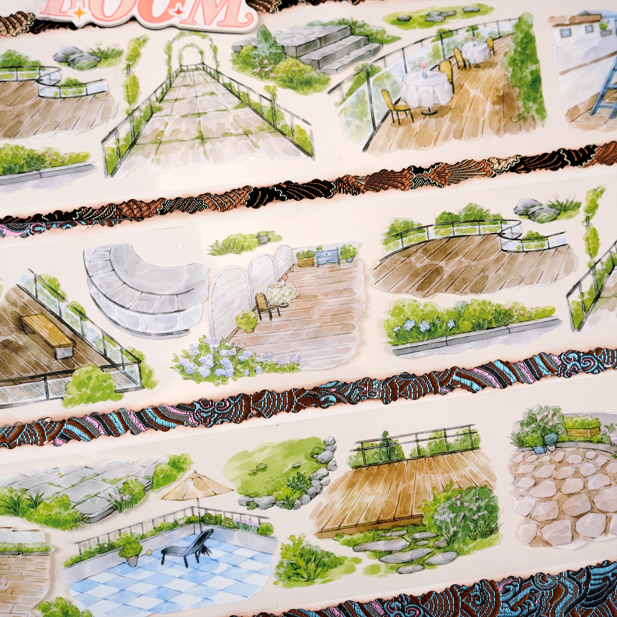 【MOOBOOM】Terrace Landscaping Tape