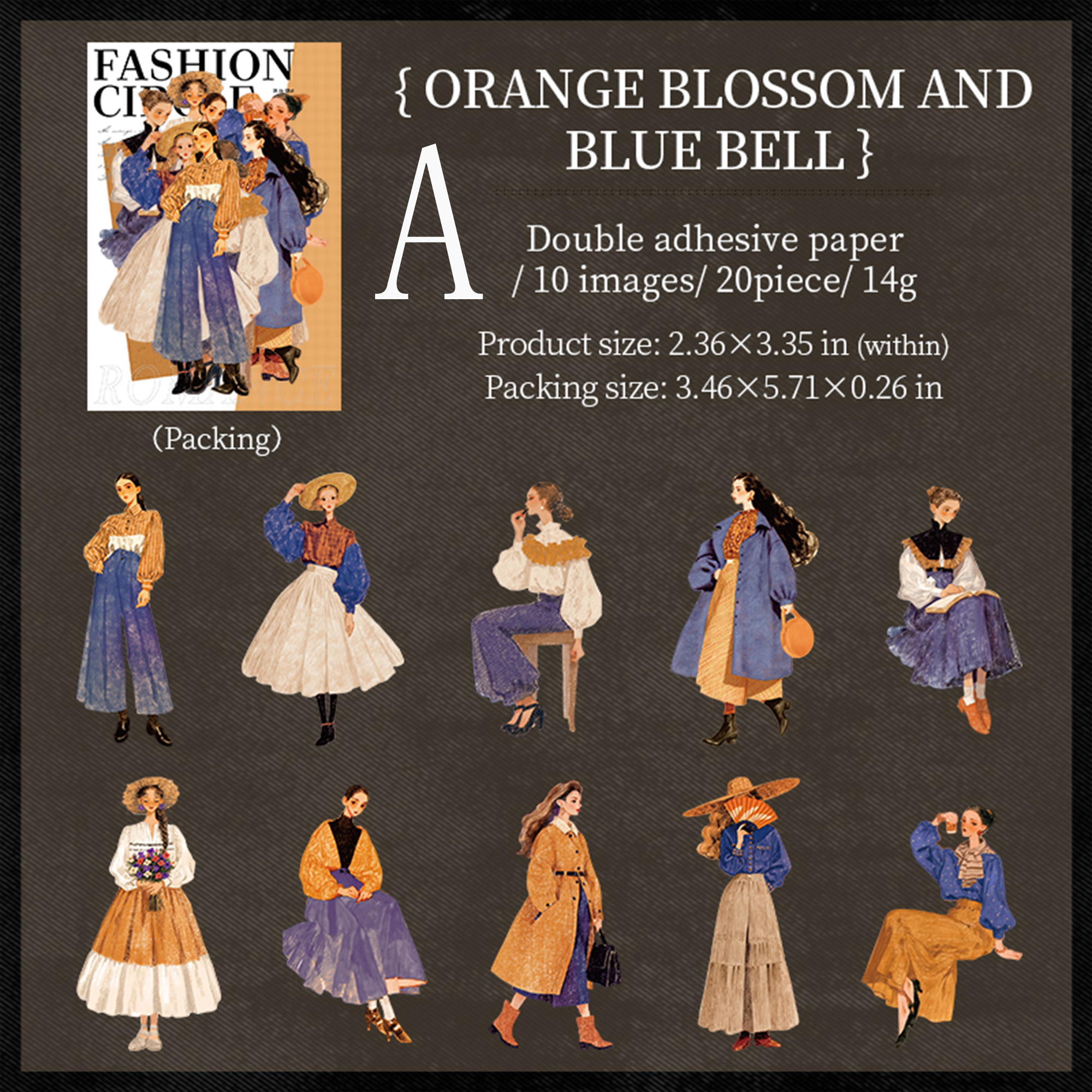 Vintage Fashion Stickers