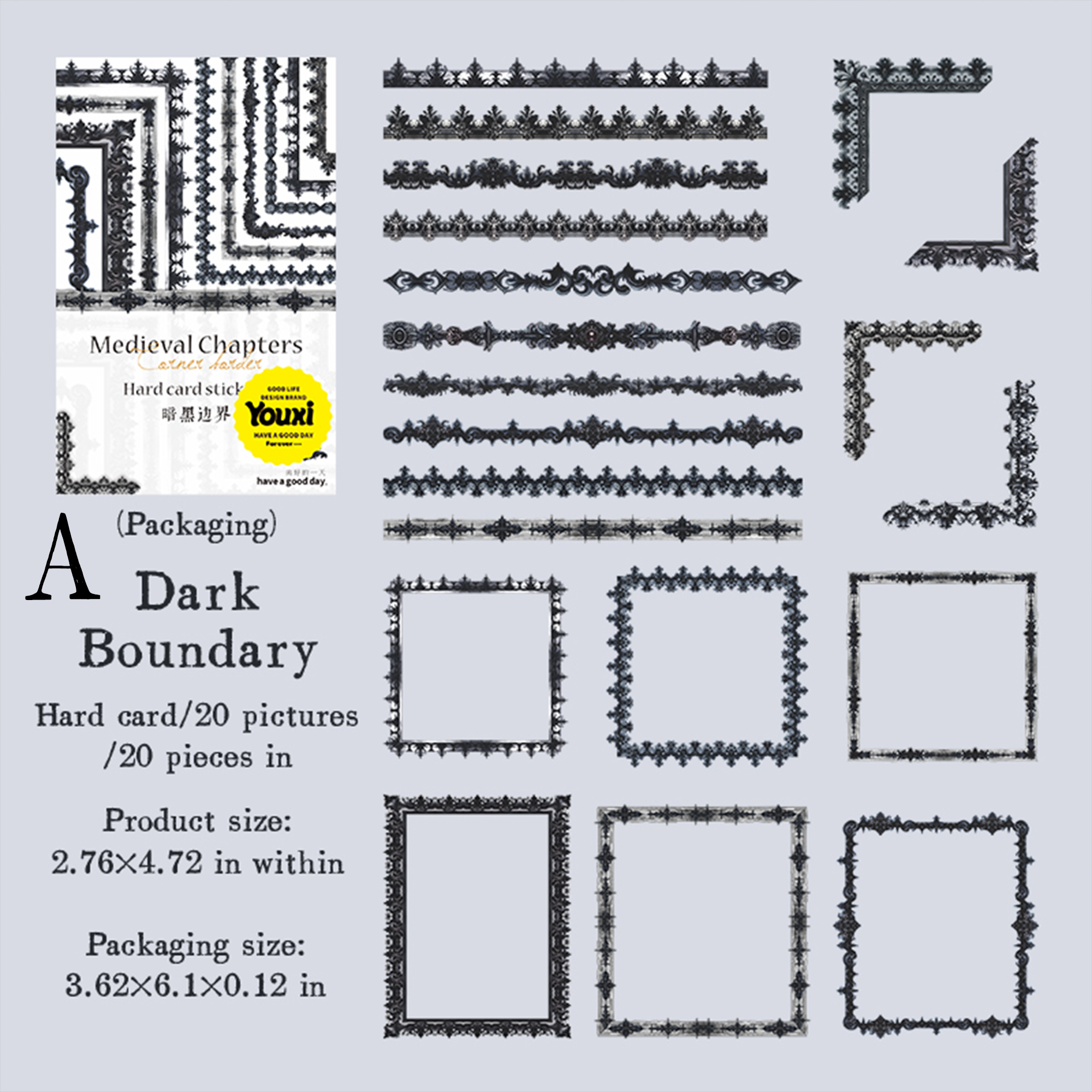 Medieval Chapters Paper Sticker