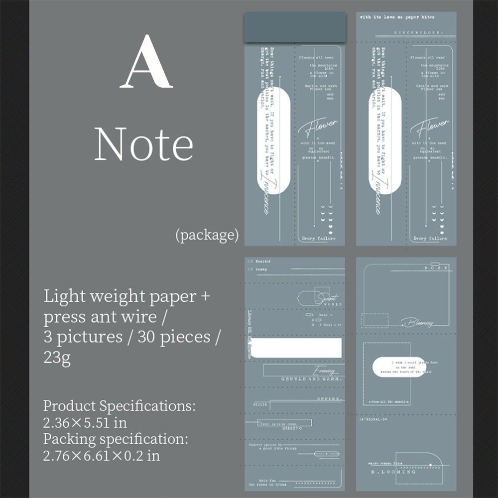 Tag Story Memo Pad