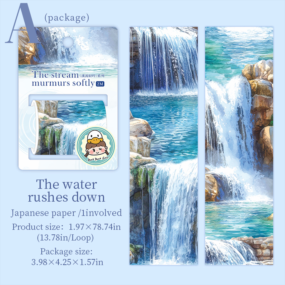 The Stream Whispers Softly Washi Tape