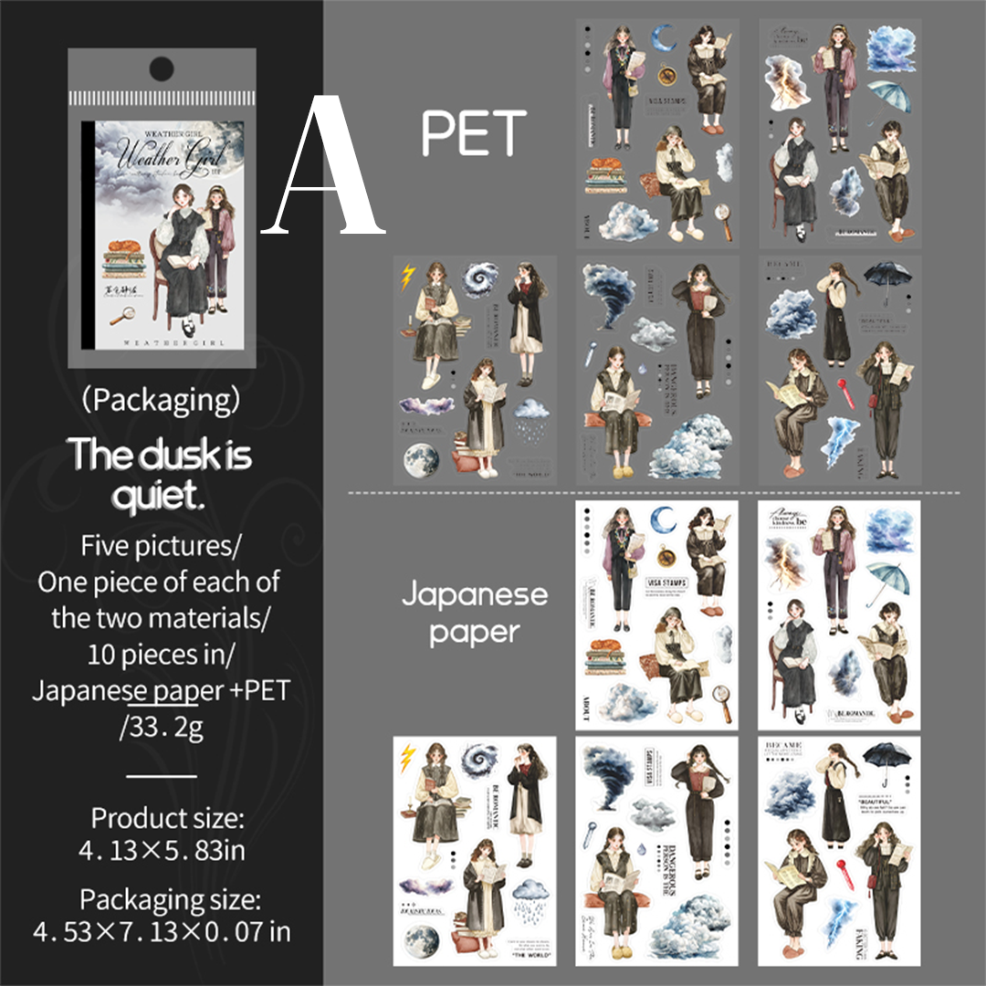 Weather Girl Sticker Books