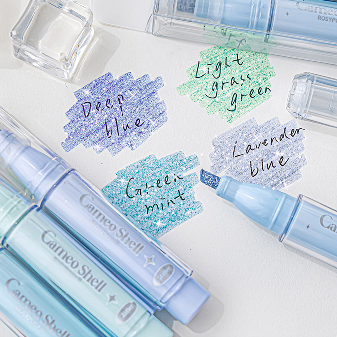 Boxed Shiny Highlighter Pens