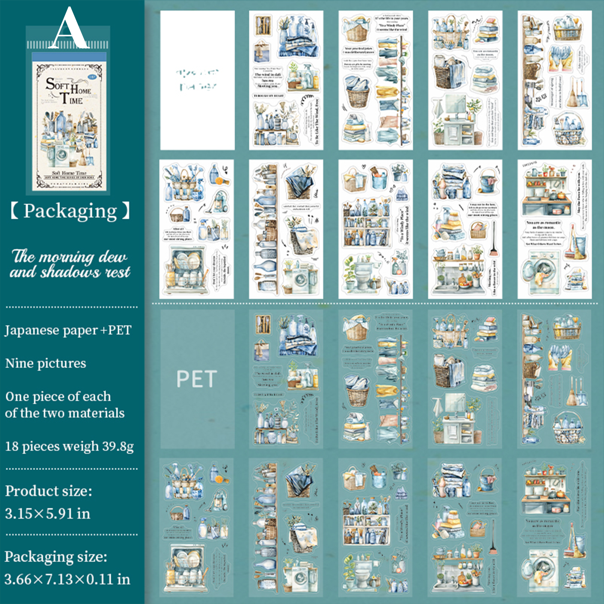 Soft Home Time Sticker Book