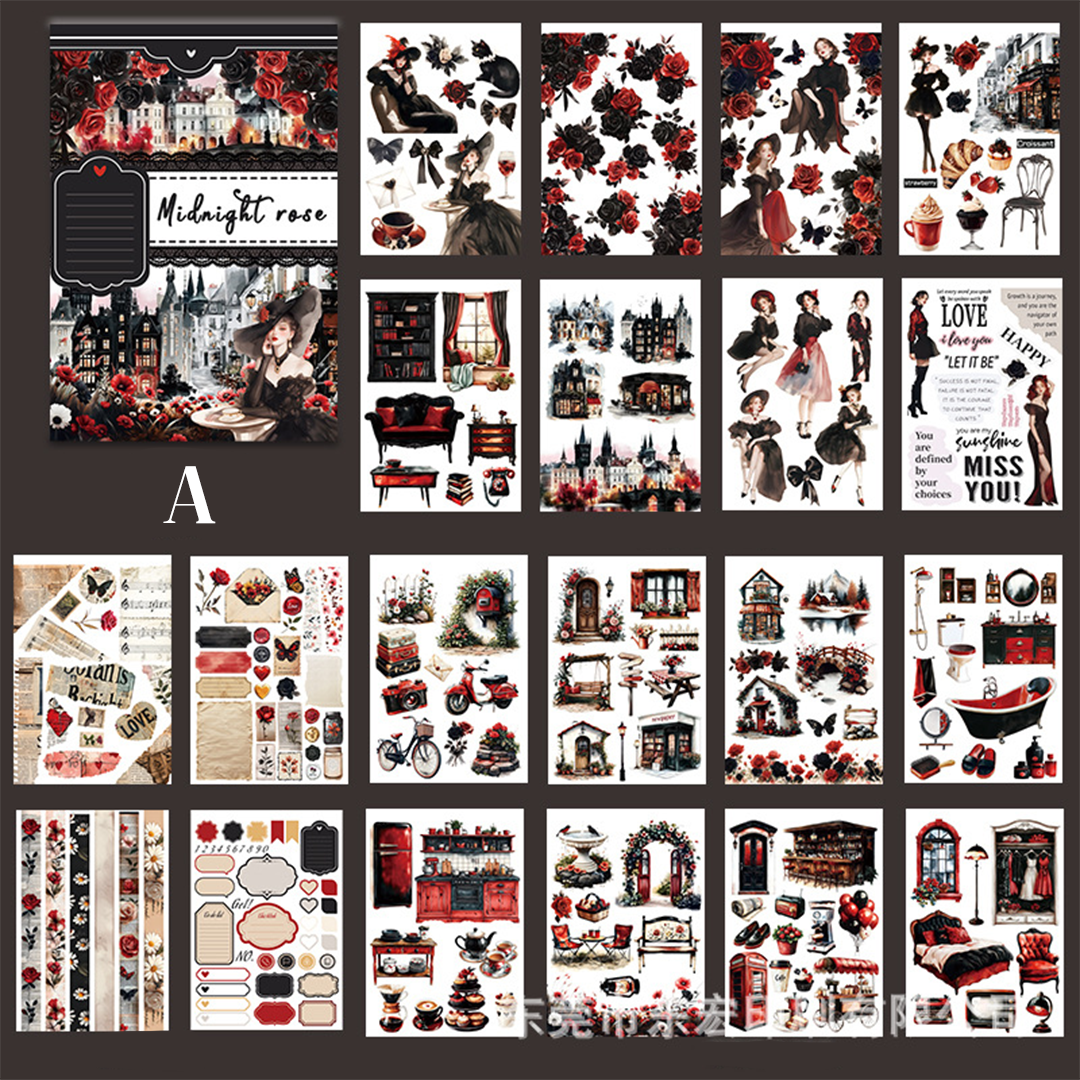 Vintage Sticker Book Vol.17