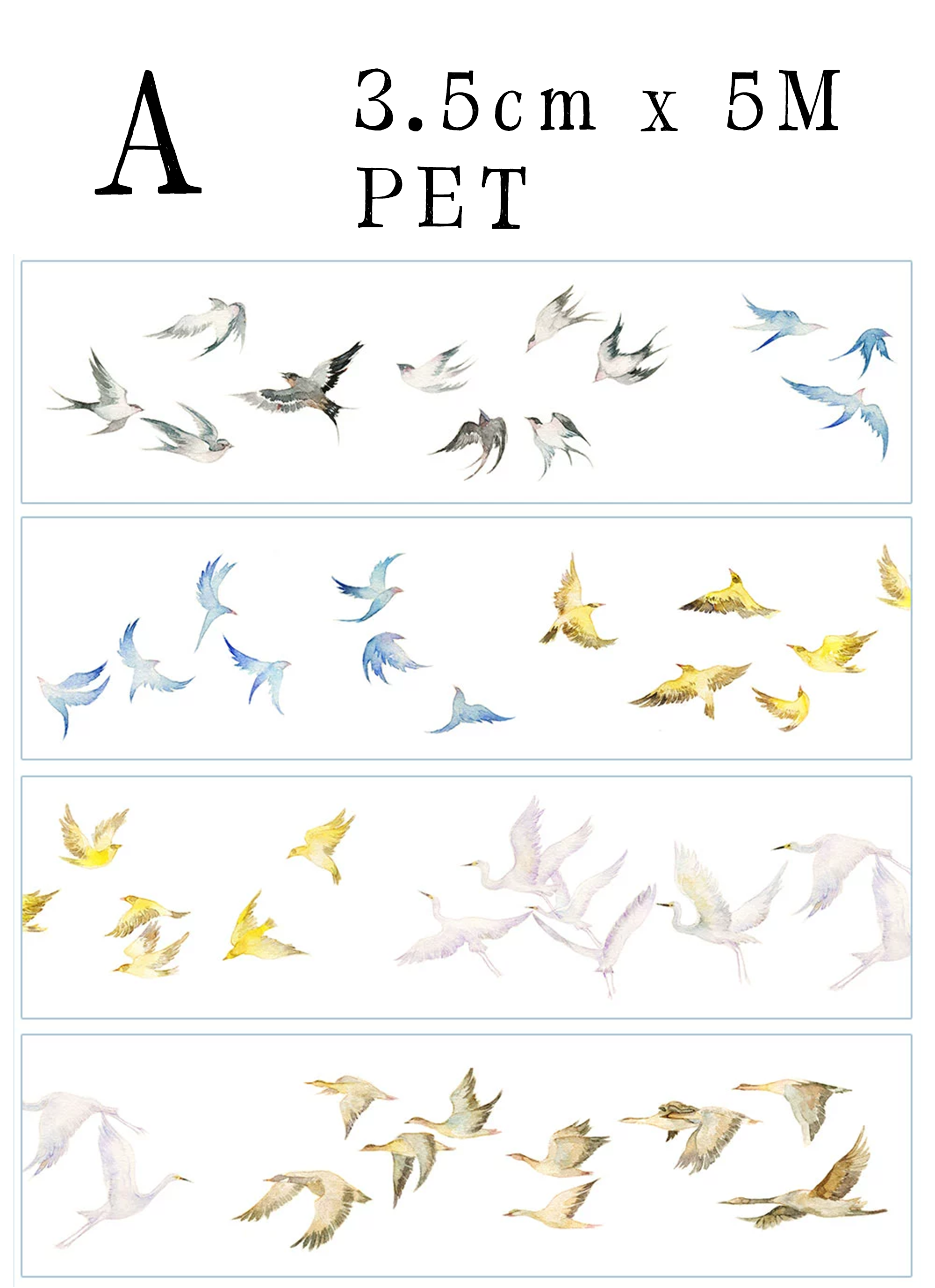 【ZERO】Animal Landscaping Tape (8 Styles)(Whole Roll Tape)