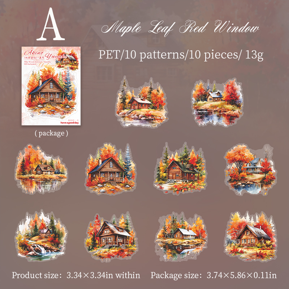 Autumn landscape PET Sticker