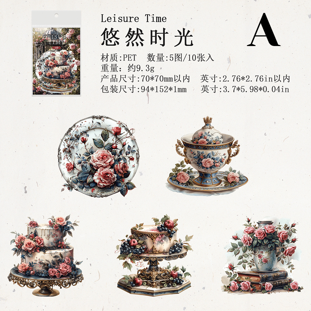 Castle Afternoon Tea PET Sticker