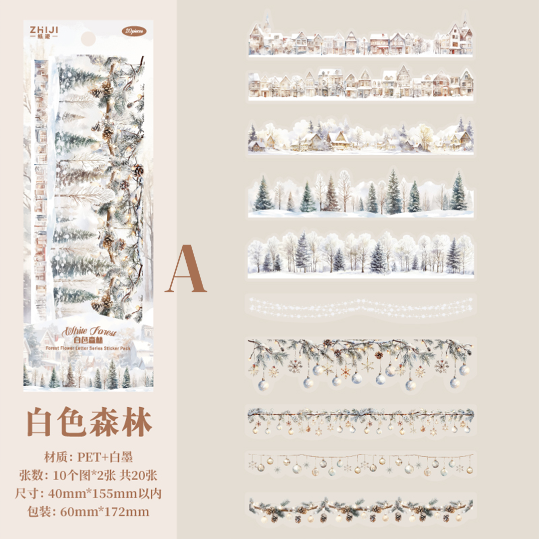 Forest Flower News PET Sticker