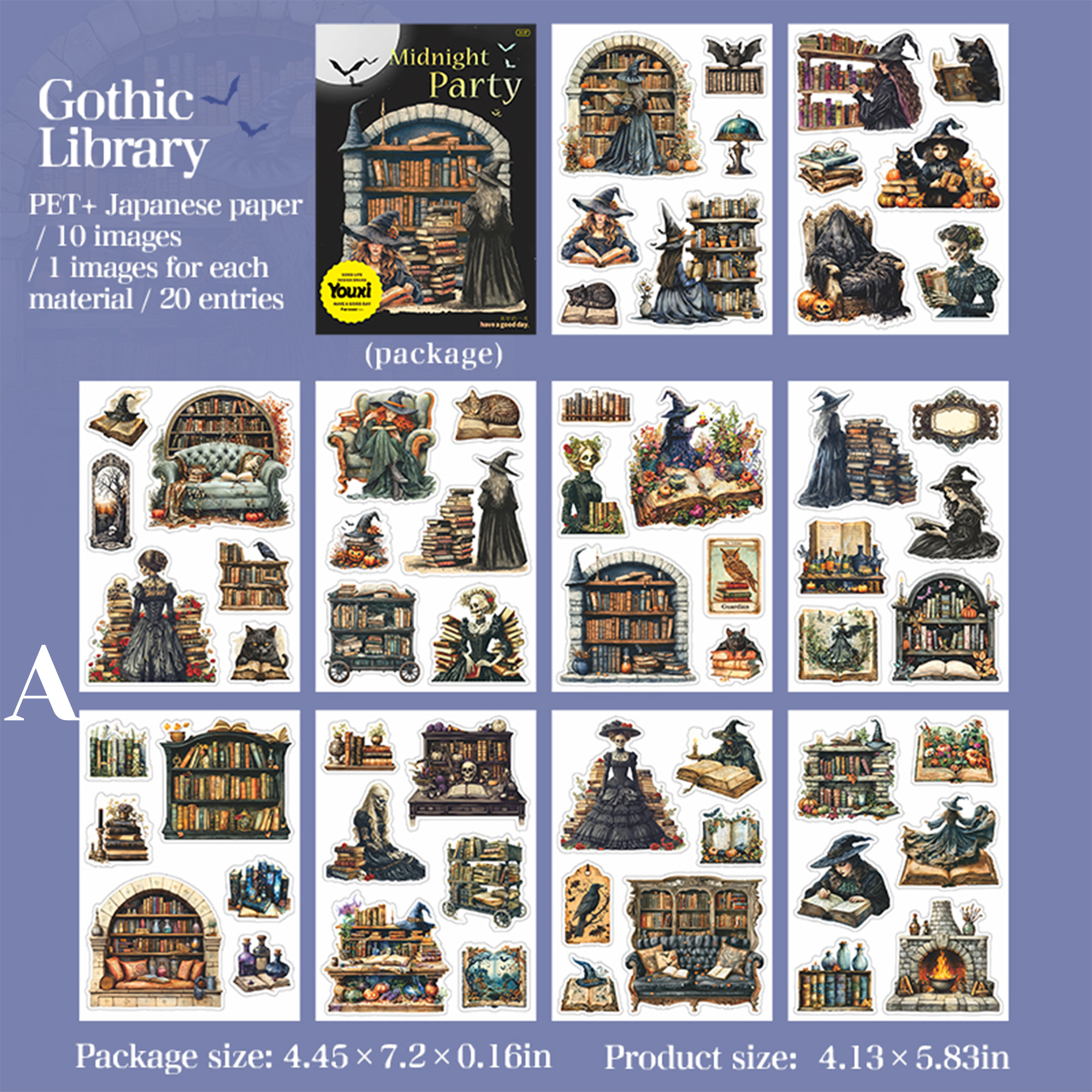 Midnight Party Sticker Book