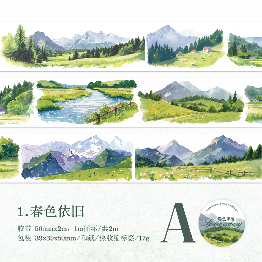 Poet's Journey Washi Tape