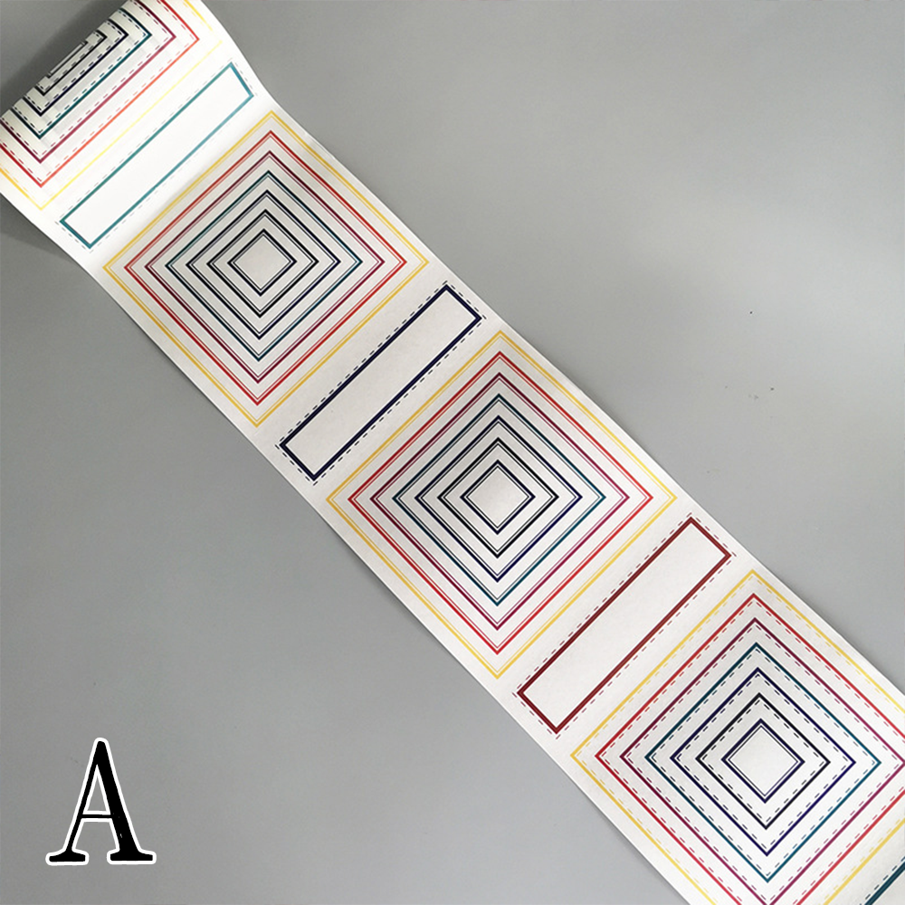 Basic Border Pre-cut Washi Tape