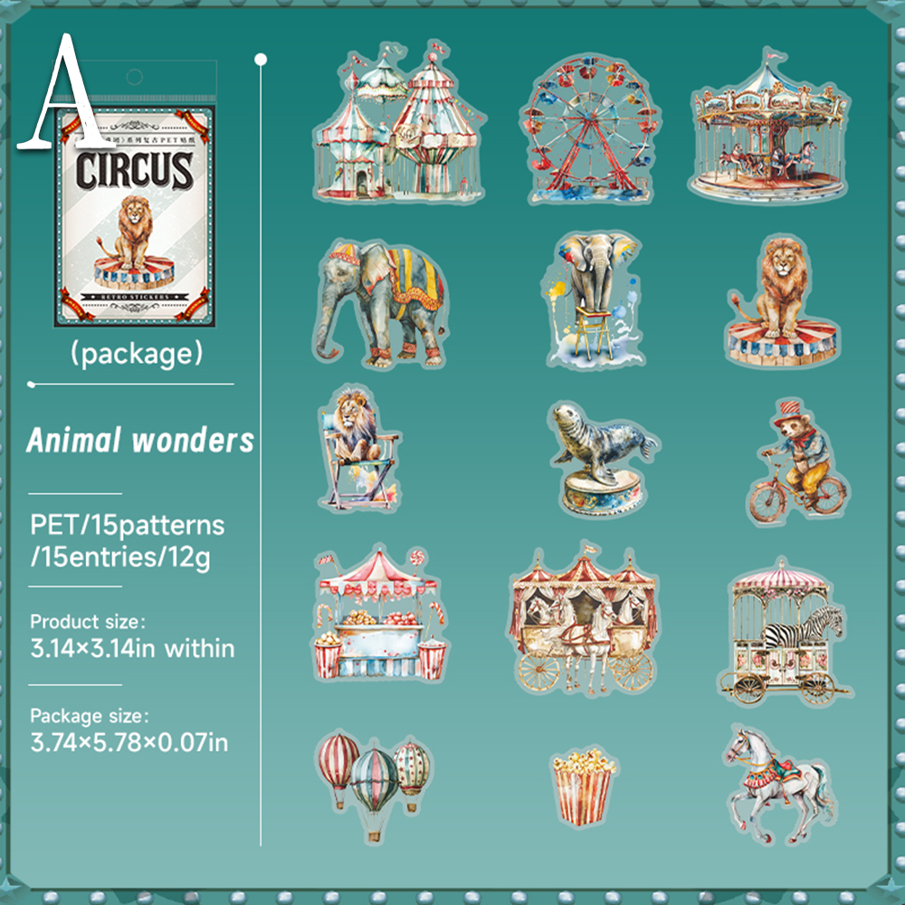 Happy Circus PET Sticker