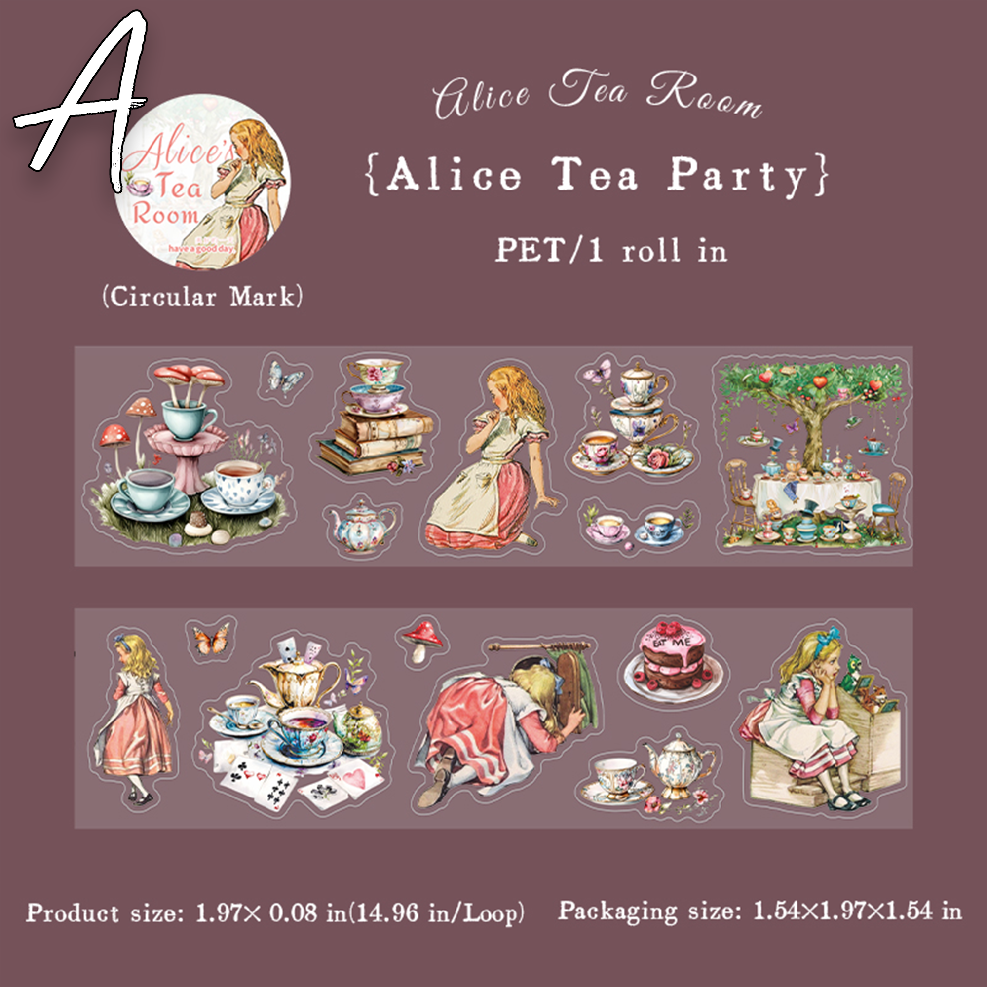 Alice Tea Room PET Tape