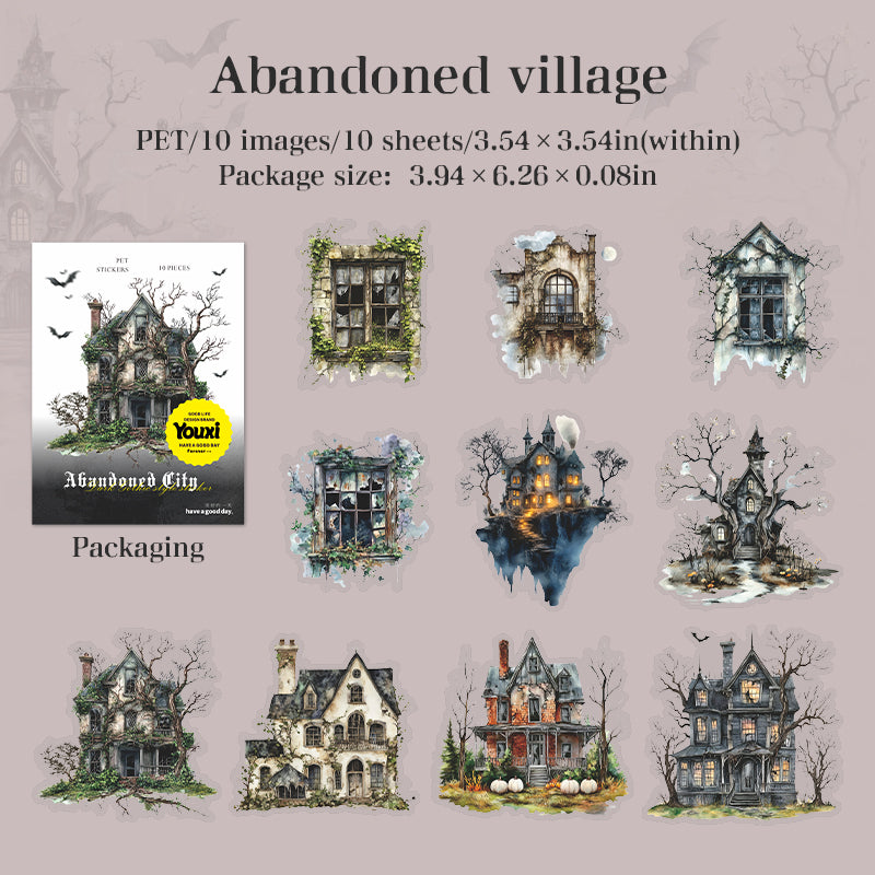 Abandoned City PET Sticker