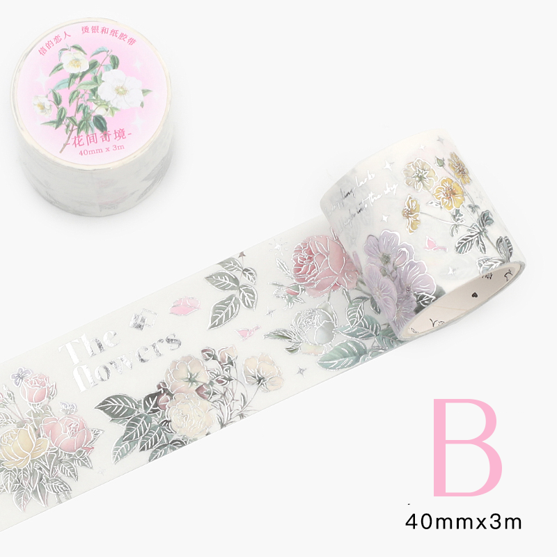 Flower washi tape