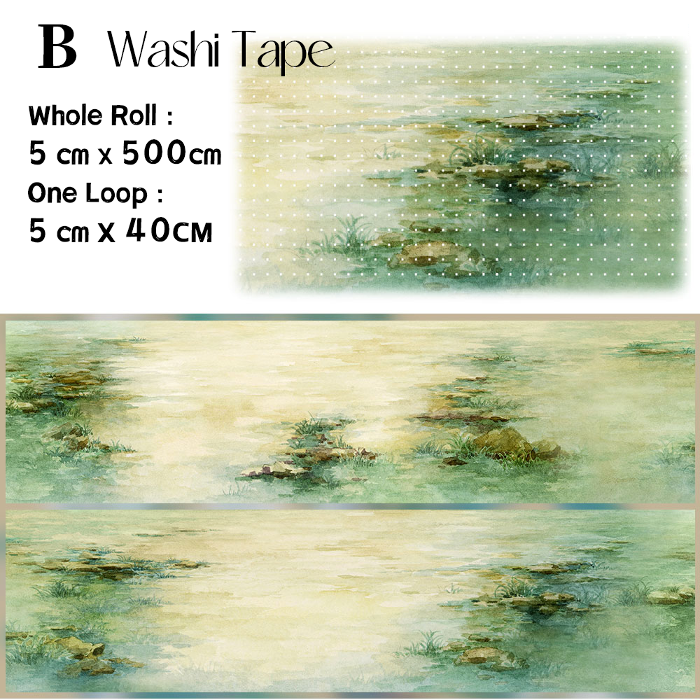 Sky/River/Countryside Landscaping Tape (16 Styles)