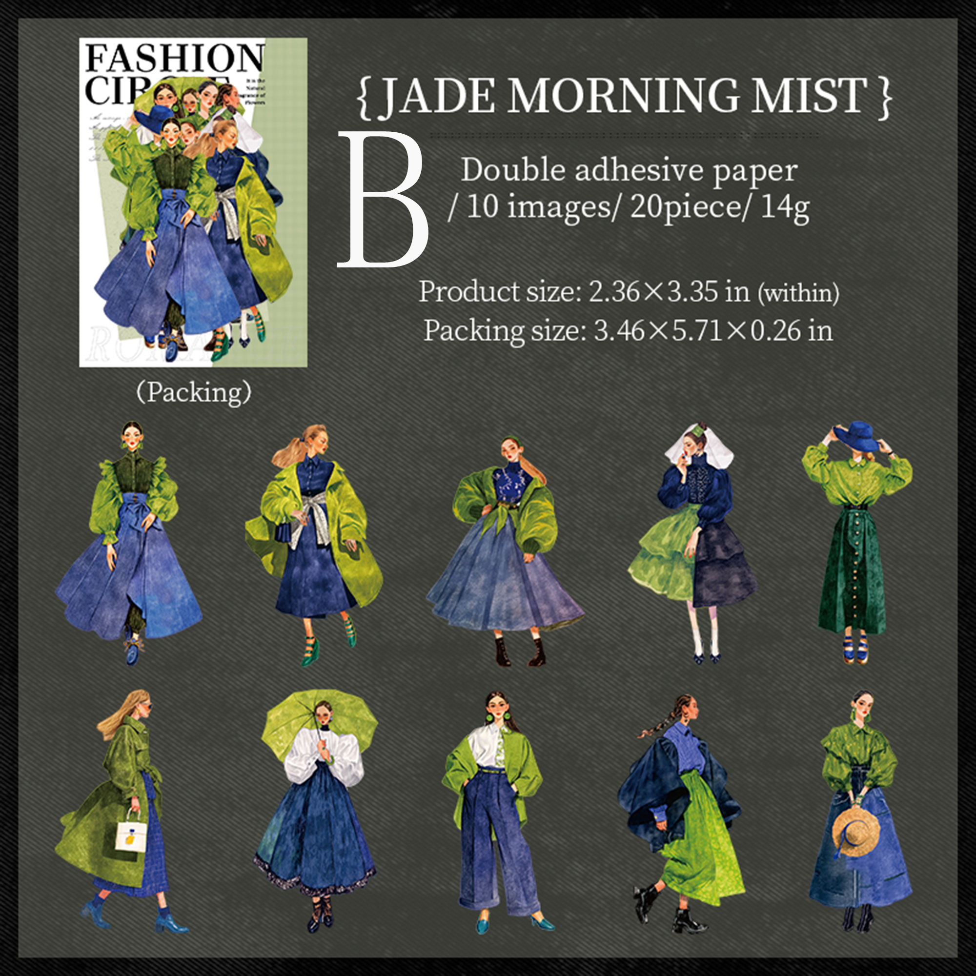 Vintage Fashion Stickers