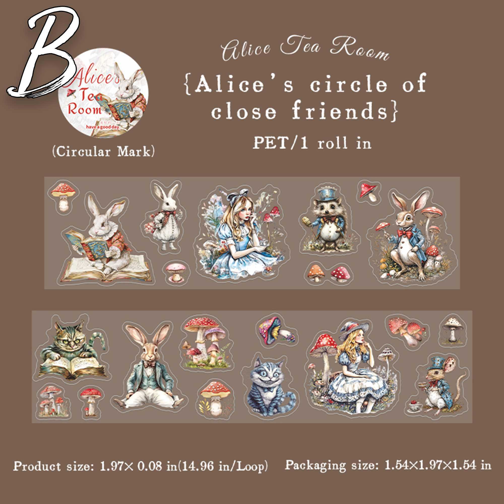 Alice Tea Room PET Tape