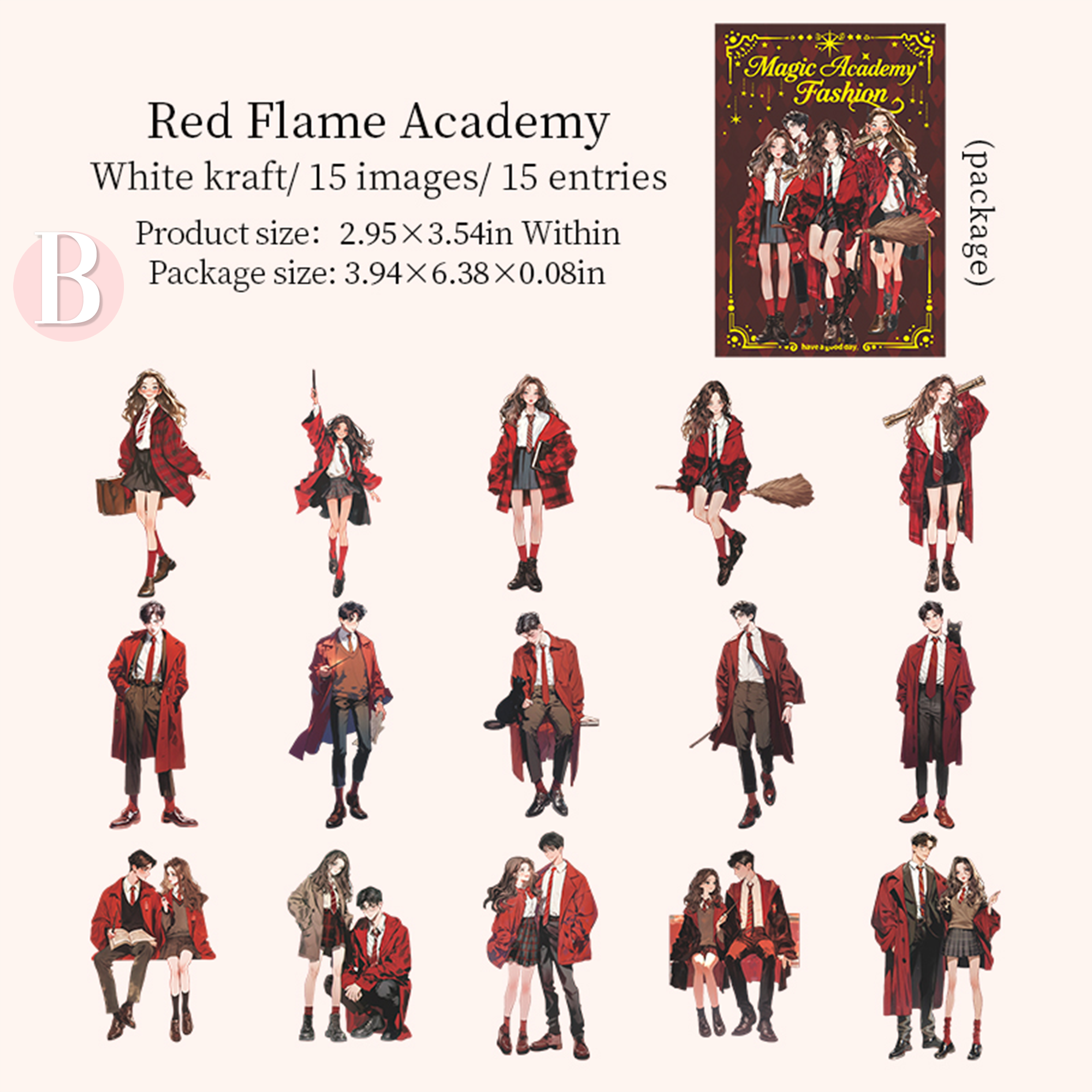 Magical Academy Fashion Sticker