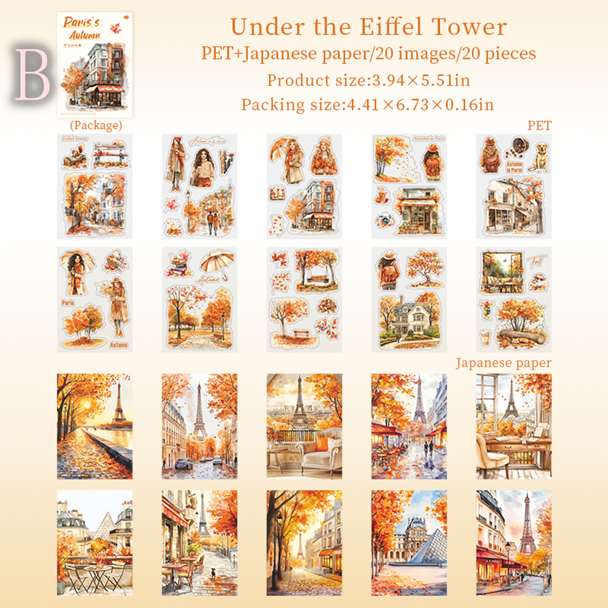 Paris's Autumn Sticker Book