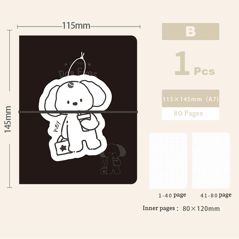 Adorable Cat Loose-Leaf Journal | A7 Size