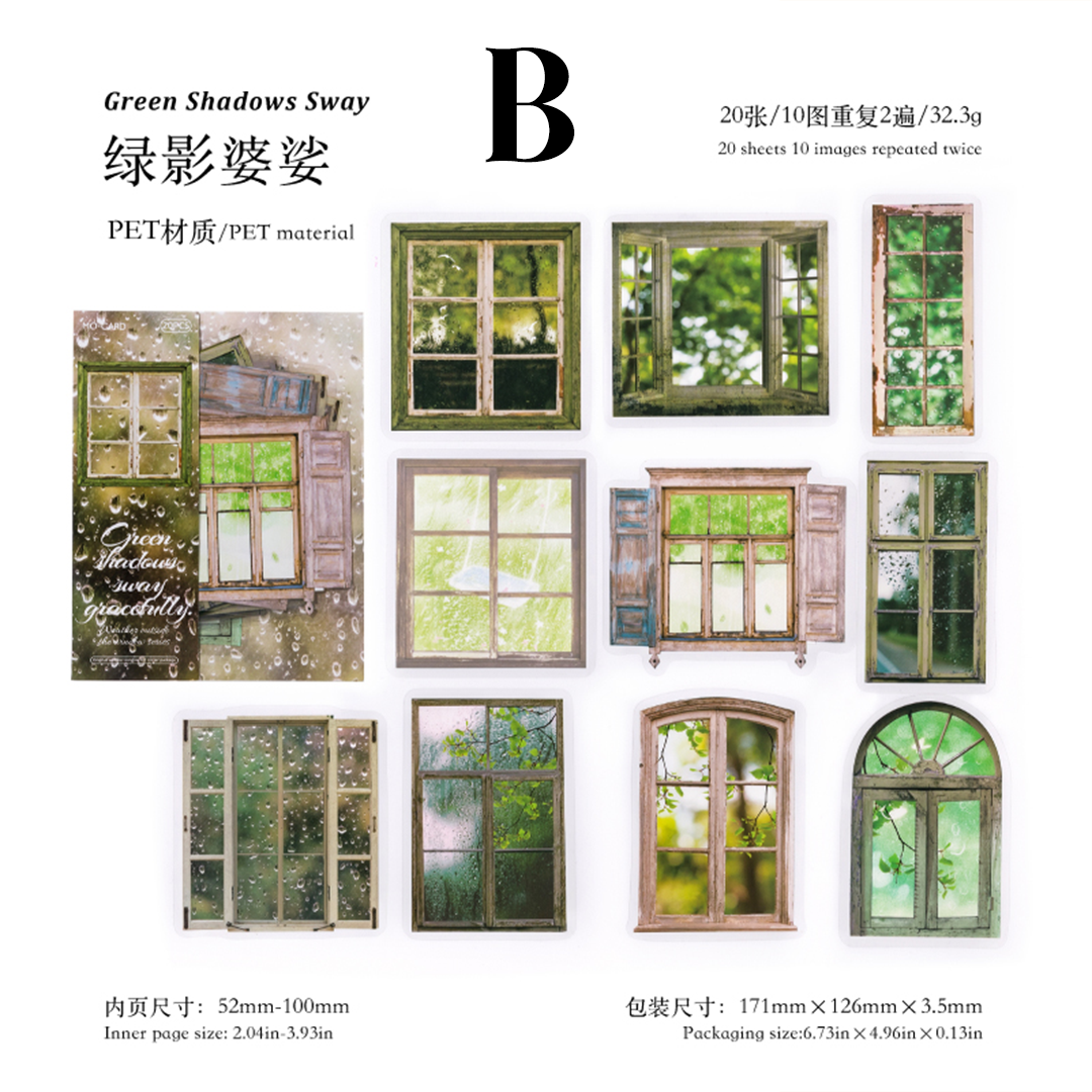 Window Weather Series PET Sticker