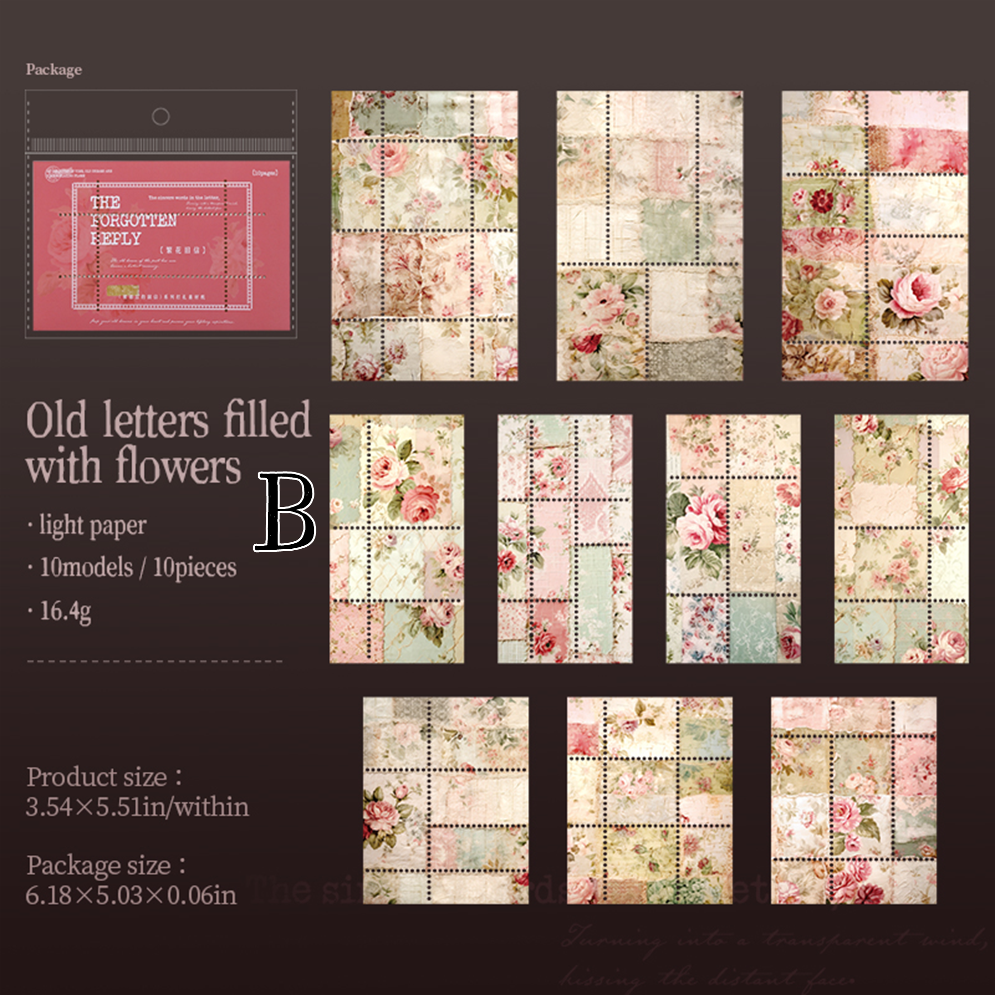 The Forgotten Reply Scrapbooking Paper