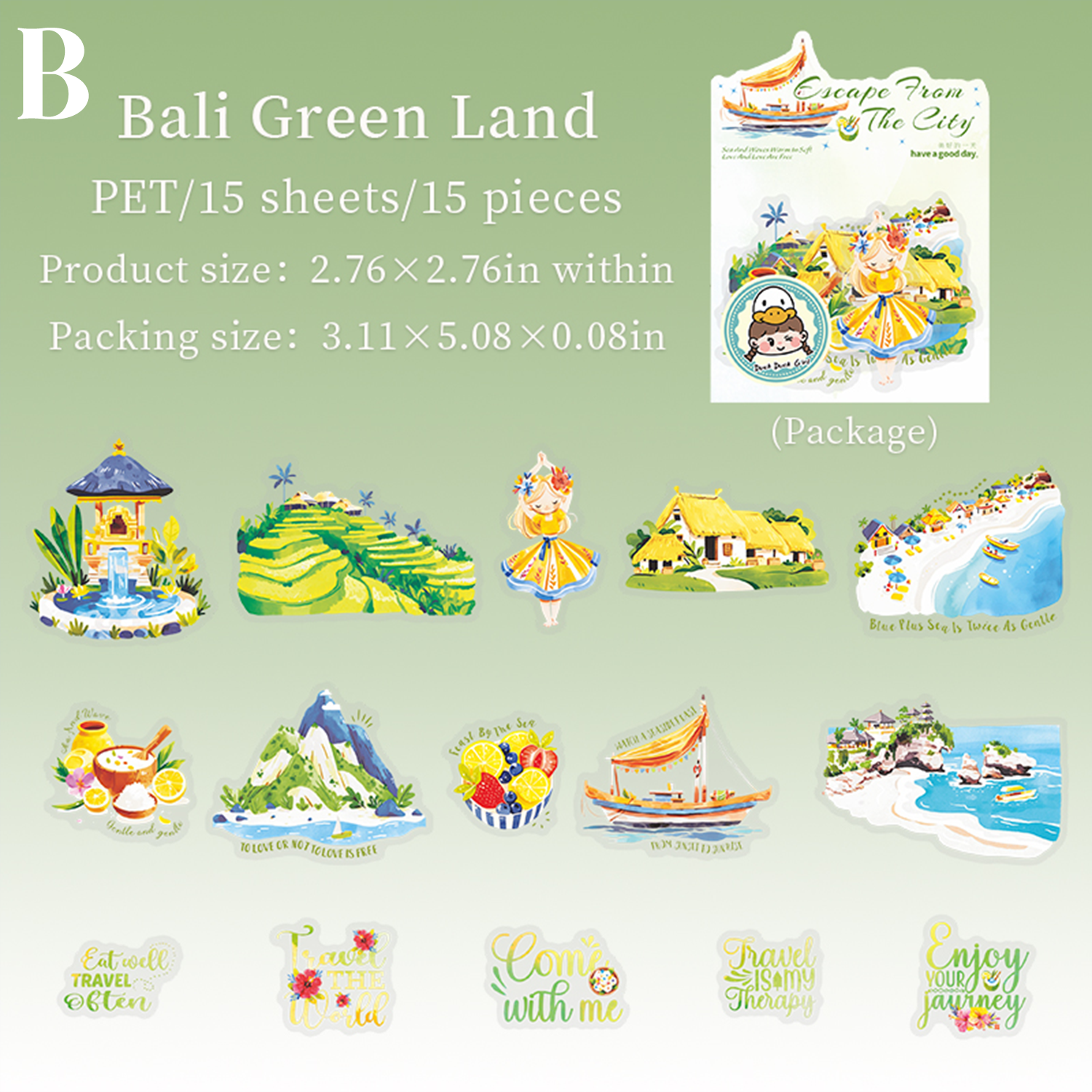 Escape from the City PET Sticker