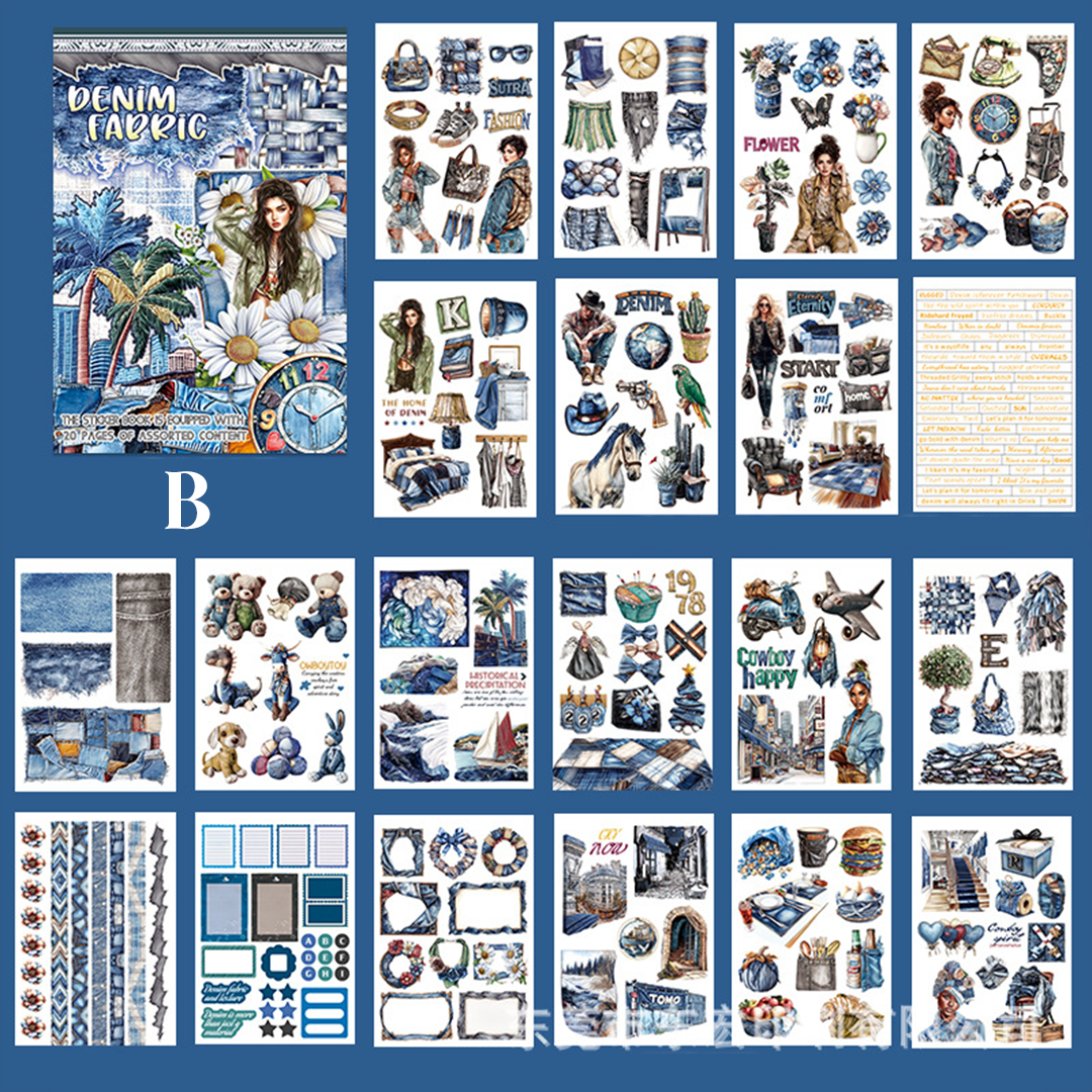 Vintage Sticker Book Vol.17