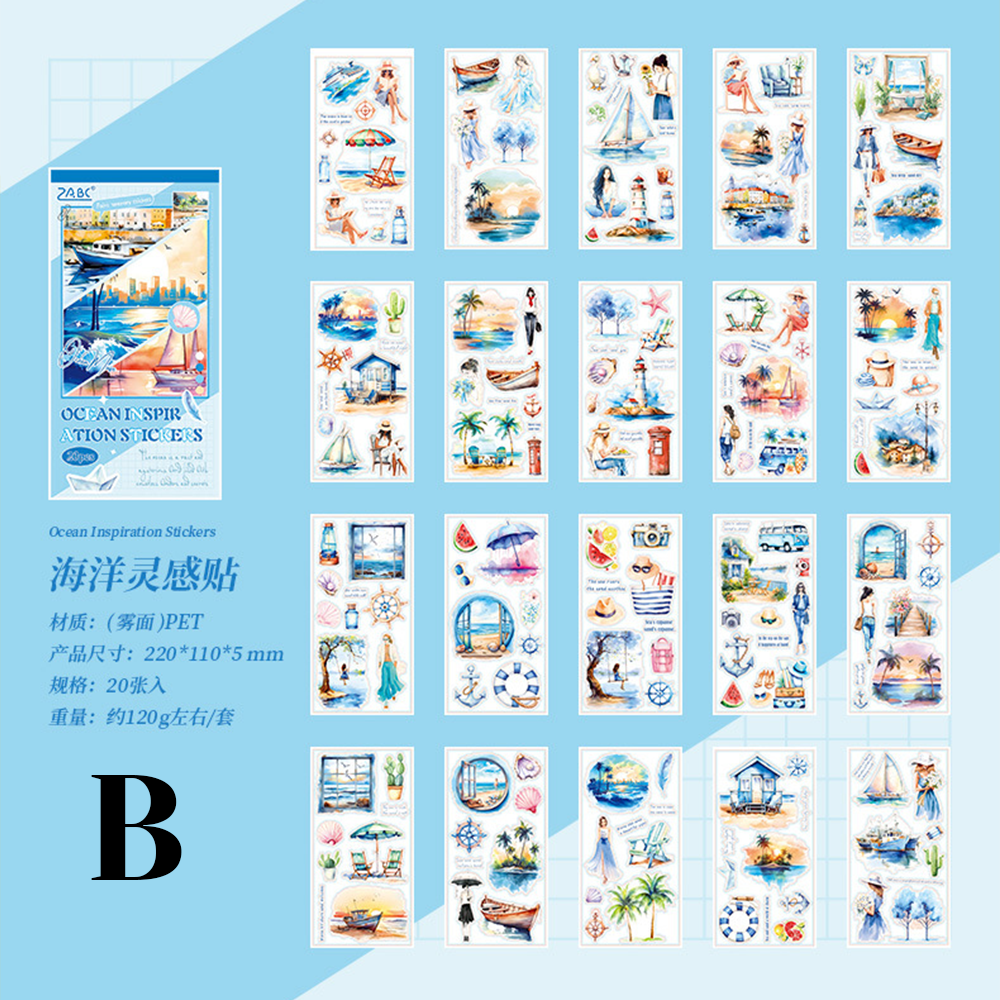 Hazy Memories Pre-cut Sticker Book